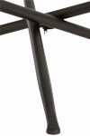 stolik coffee round wood glass brown j-line