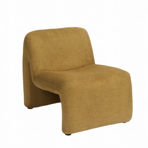 fotel velvet musztardowy madam stoltz