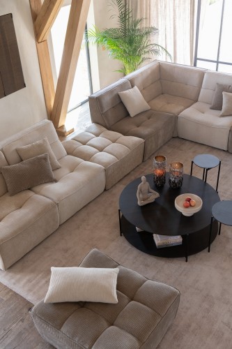 sofa corner narożnik modułowy beżowy j-line