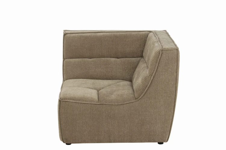 sofa narożnik modułowy w kolorze dark taupe j-line