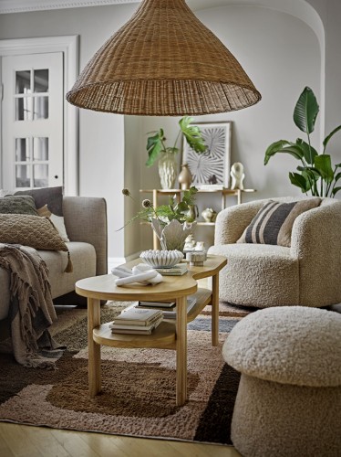 fotel obrotowy lounge bocca nature bloomingville
