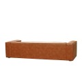 SOFA KANAPA MODERN BROWN 4 OSOBOWA - J-LINE