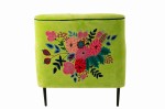 fotel boho flowers green j-line