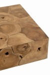 stolik kawowy puzzle drewno tekowe j-line