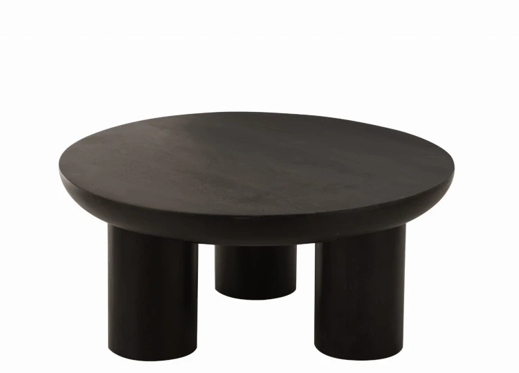 stolik kawowy minimalistyczny mango black j-line