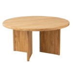 stół okrągły teak natural j-line