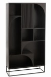 regał mode mango wood mdf black j-line