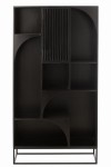 regał mode mango wood mdf black j-line