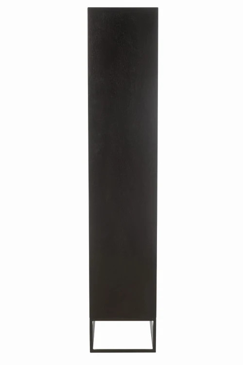 regał mode mango wood mdf black j-line