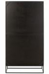regał mode mango wood mdf black j-line