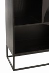 regał mode mango wood mdf black j-line