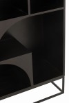 regał mode mango wood mdf black j-line