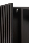 regał mode mango wood mdf black j-line