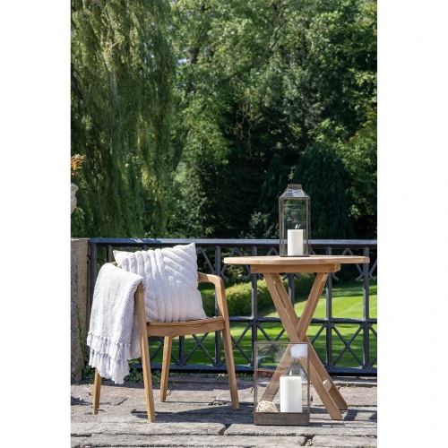 krzesło otero z drewna tekowego w kolorze naturalnym house nordic
