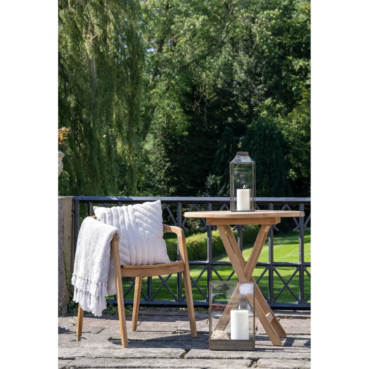 krzesło otero z drewna tekowego w kolorze naturalnym house nordic