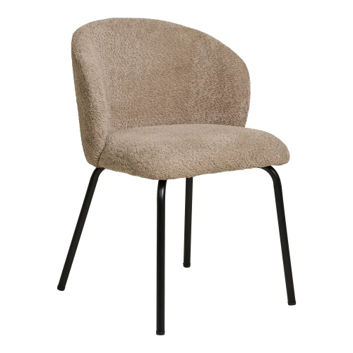 krzesło safira do jadalni boucle beige house nordic