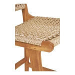 krzesło barowe hoker derby teak natural house nordic
