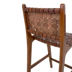 krzesło barowe hoker perugia leather brown house nordic