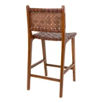 krzesło barowe hoker perugia leather brown house nordic