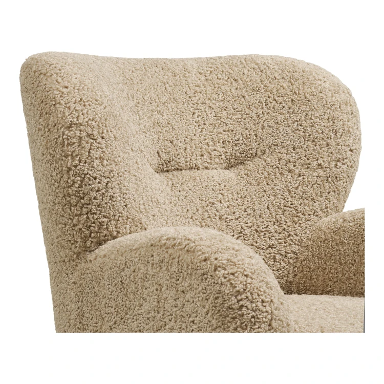 fotel lounge lunaro light brown house nordic
