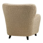 fotel lounge lunaro light brown house nordic