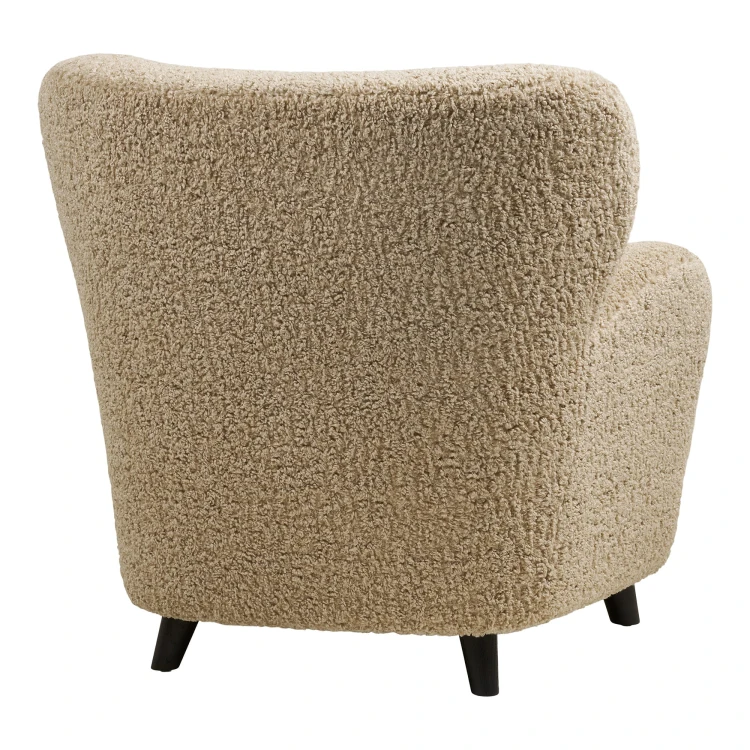 fotel lounge lunaro light brown house nordic