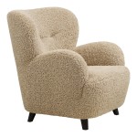 fotel lounge lunaro light brown house nordic