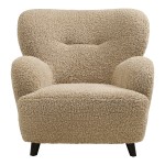 fotel lounge lunaro light brown house nordic