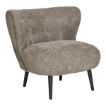 fotel lounge covelo boucle brown house nordic