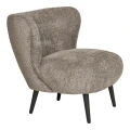 FOTEL LOUNGE COVELO BOUCLE BROWN - HOUSE NORDIC