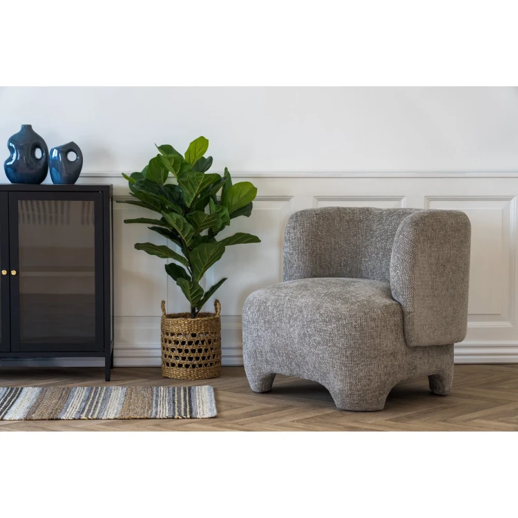 fotel lounge nazare szary house nordic