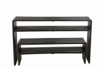konsole drewniane czarne zestaw 2 j-line