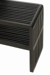 konsole drewniane czarne zestaw 2 j-line