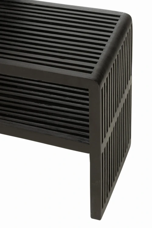 konsole drewniane czarne zestaw 2 j-line