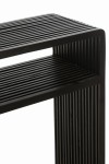 konsole drewniane czarne zestaw 2 j-line