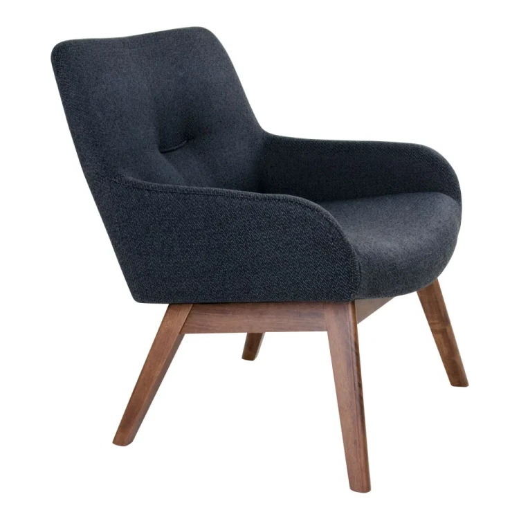 fotel lounge london dark blue house nordic