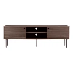 szafka tv kyoto oak smoked z czarnymi metalowymi nogami house nordic