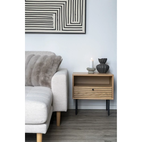 stolik nocny boczny kyoto natural black legs house nordic