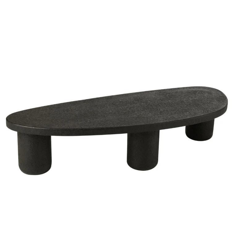 stolik kawowy Organic minimalistyczny czarny