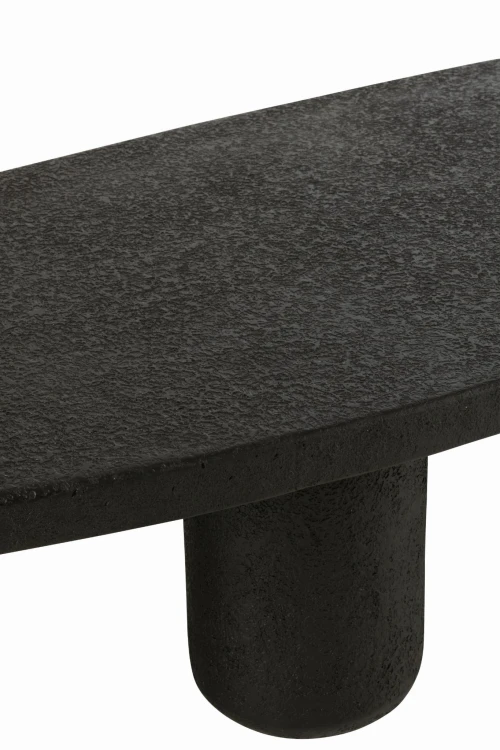 stolik kawowy Organic minimalistyczny czarny