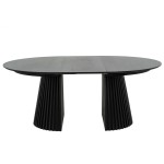 Stół do Jadalni Svendborg czarny 140 cm