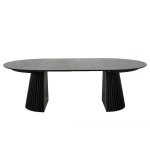 Stół do Jadalni Svendborg czarny 140 cm