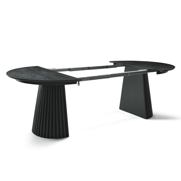 Stół do Jadalni Svendborg czarny 140 cm