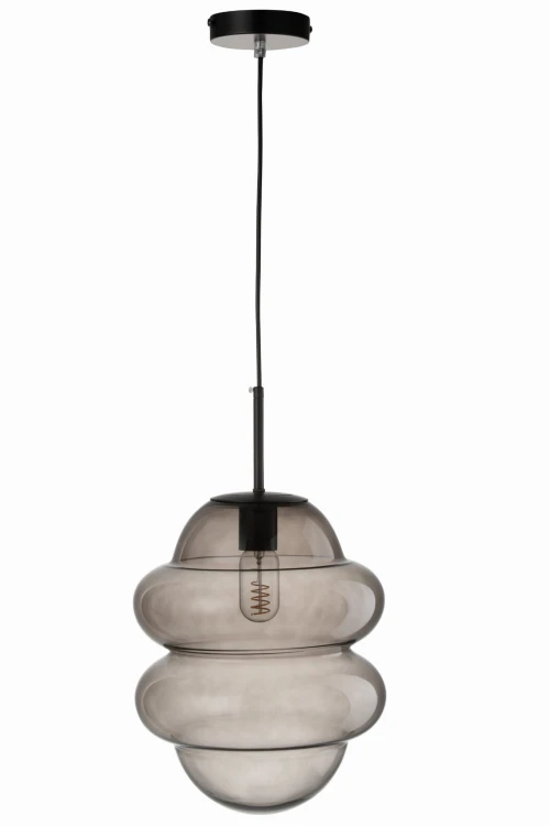 lampa sufitowa honey spoon glass szara