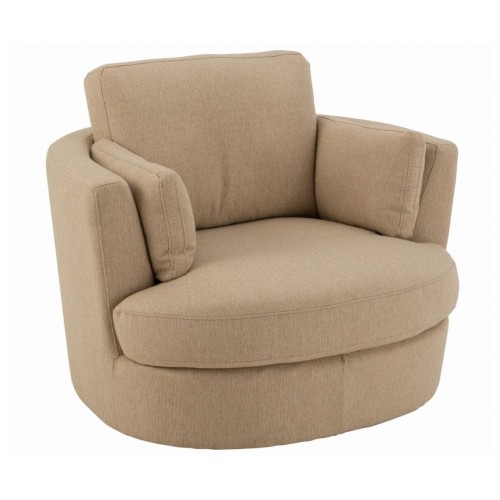 fotel obrotowy swivel textile beige j-line