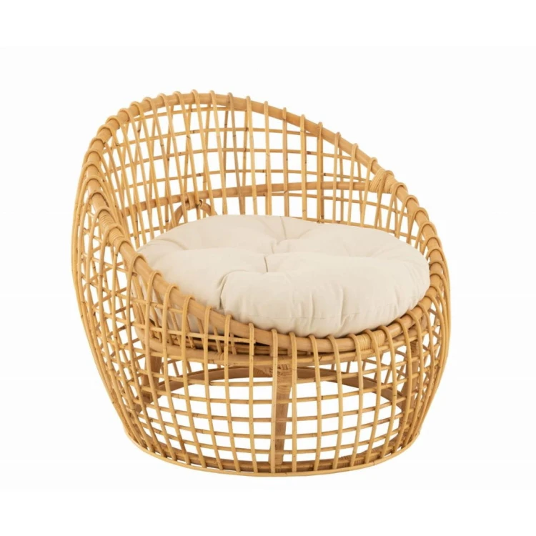 fotel lise rattan naturalny j-line