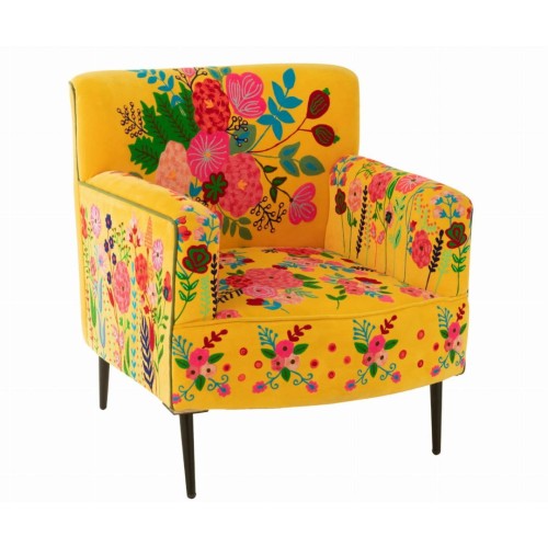 designerski fotel kolorowy yellow j-line
