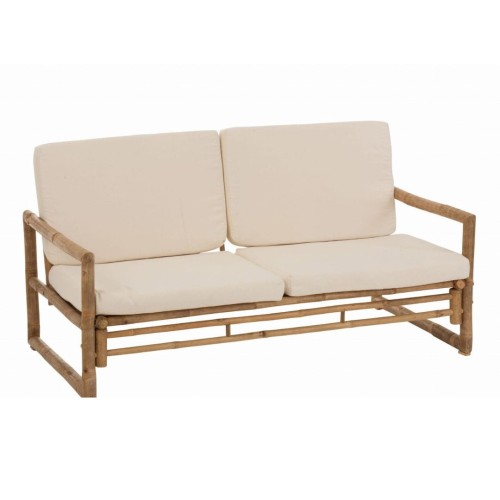 sofa zanzibar bamboo natural white j-line