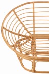 sofa roni rattan z białymi poduszkami j-line
