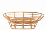 sofa roni rattan z białymi poduszkami j-line